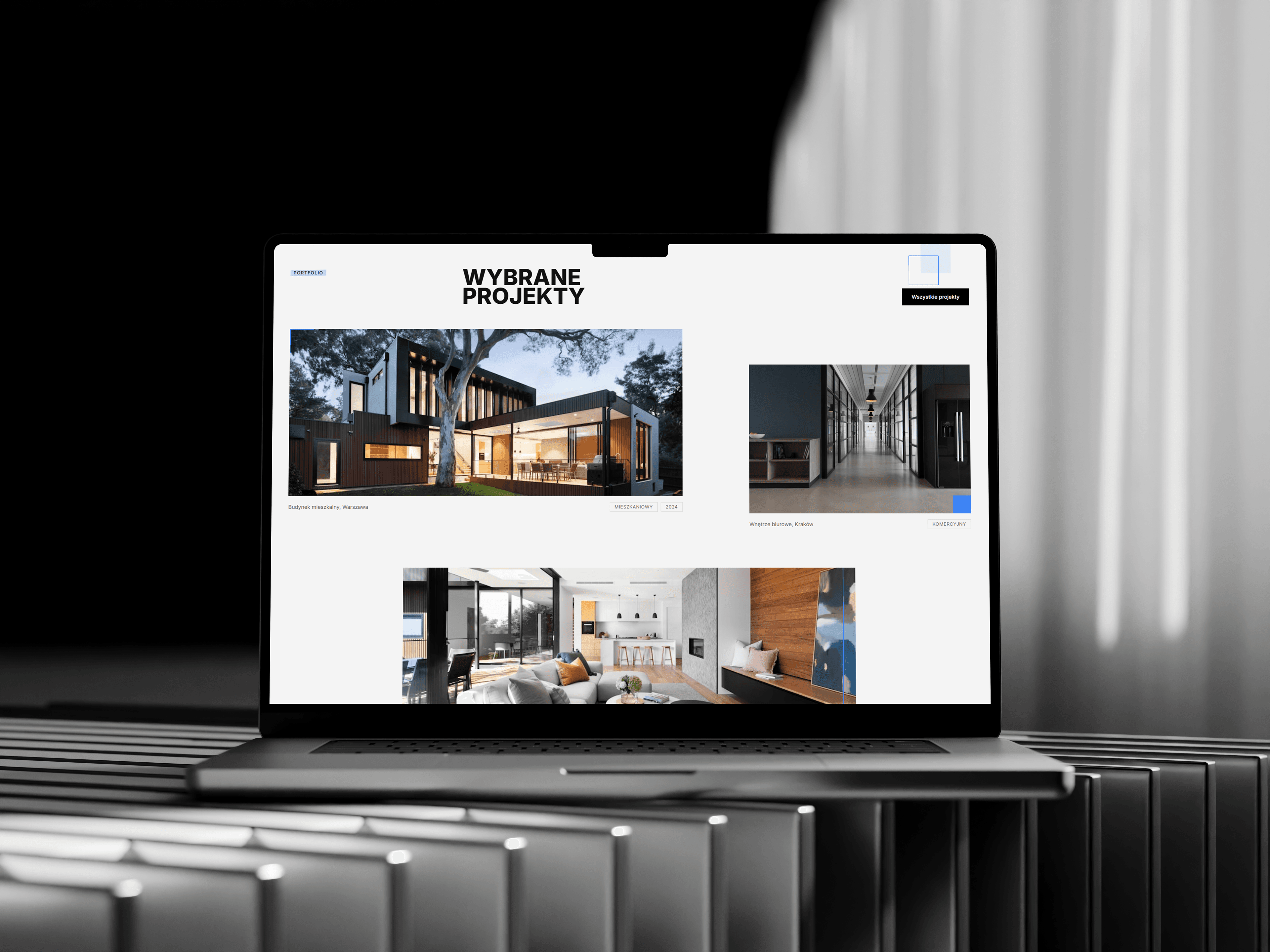 Strona internetowa dla studia architektonicznego - zrzut 3