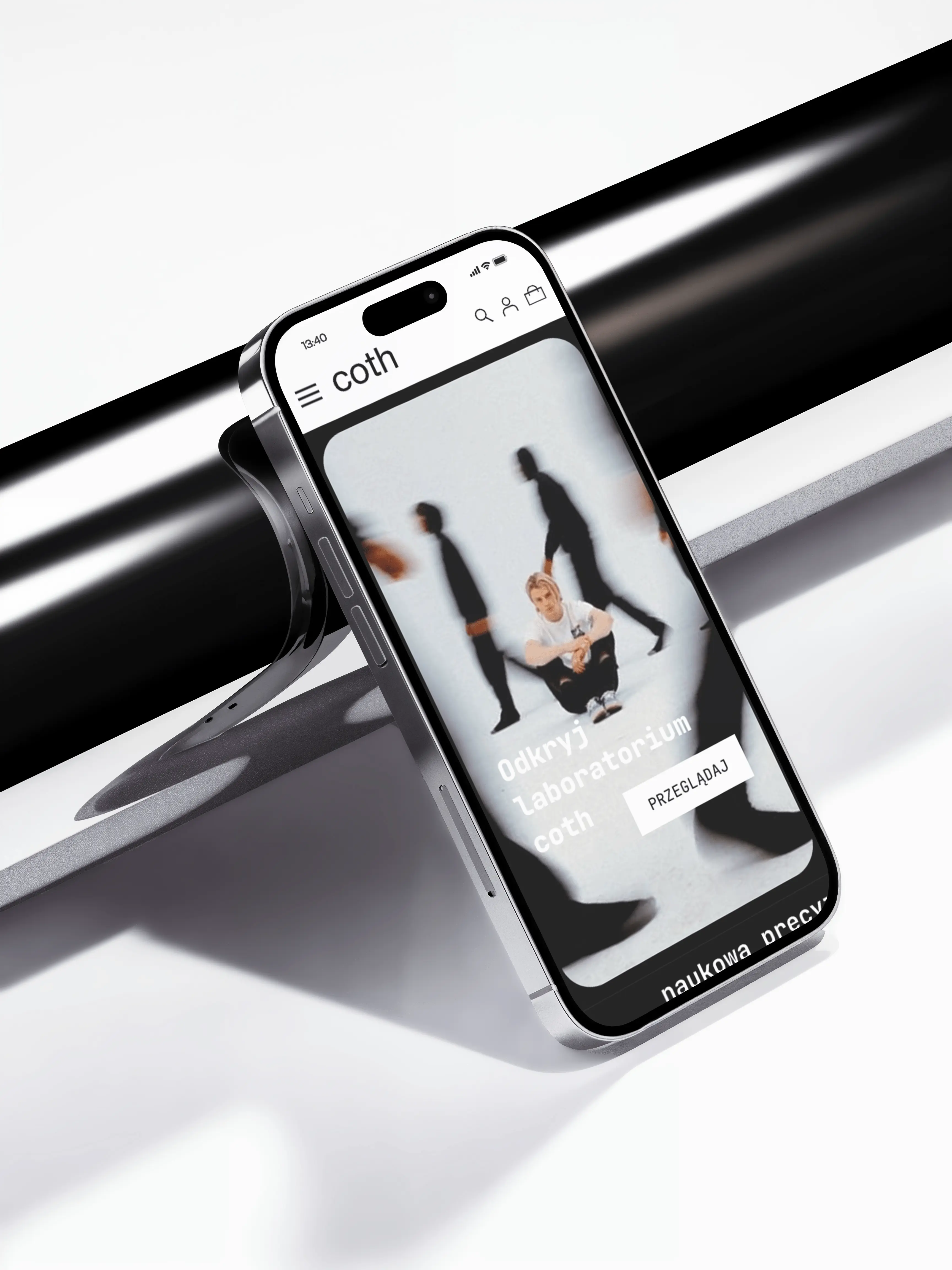 Sklep internetowy dla marki kosmetycznej COTH - zrzut 2