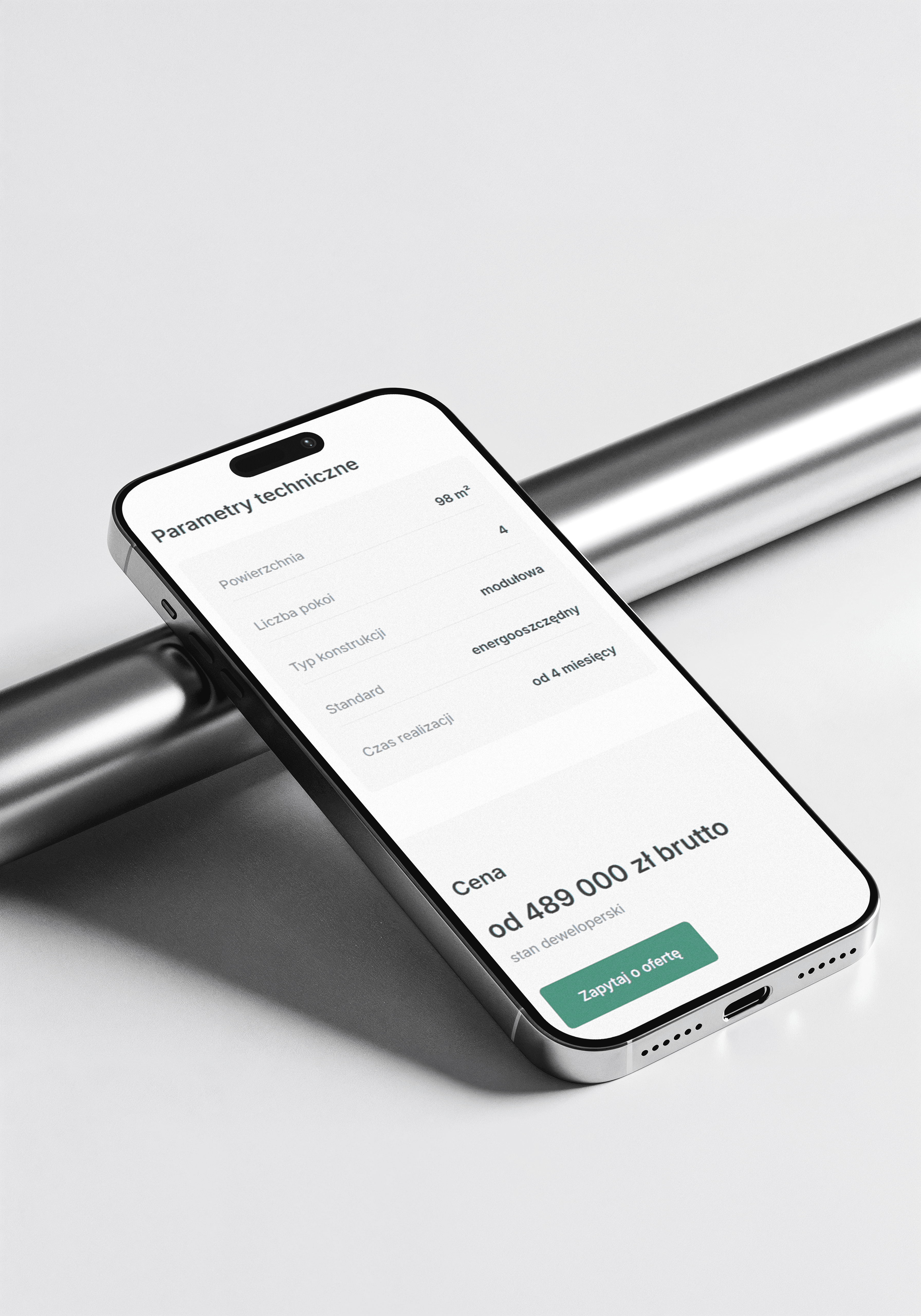 Strona internetowa dla producenta domów - zrzut 2