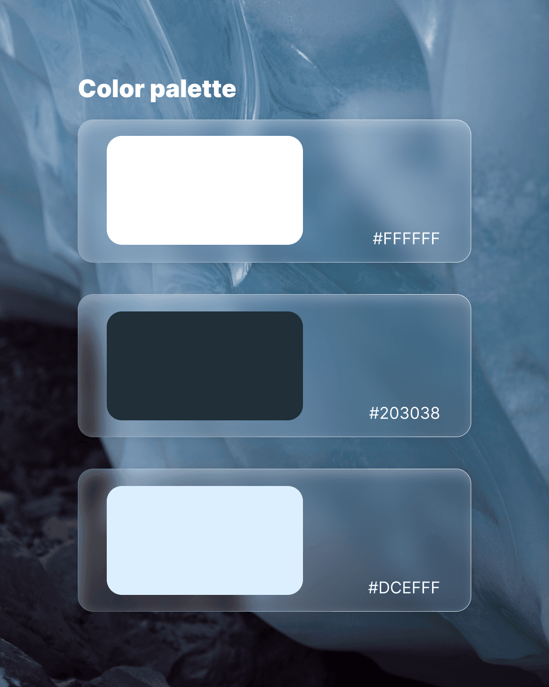 Koncept landing page dla lodowych rzeźb eventowych - zrzut 3