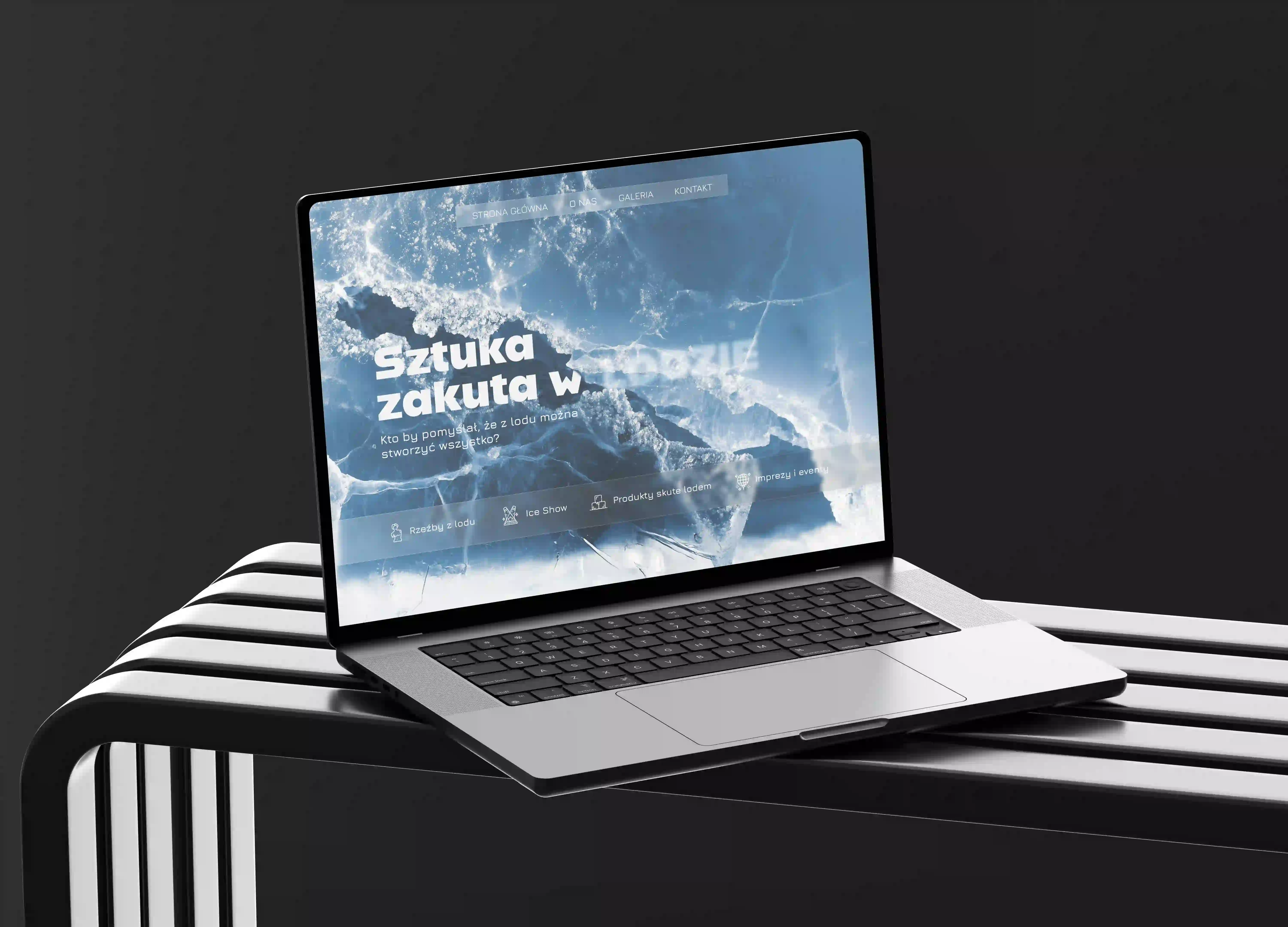 Landing page - Rzeźby z lodu