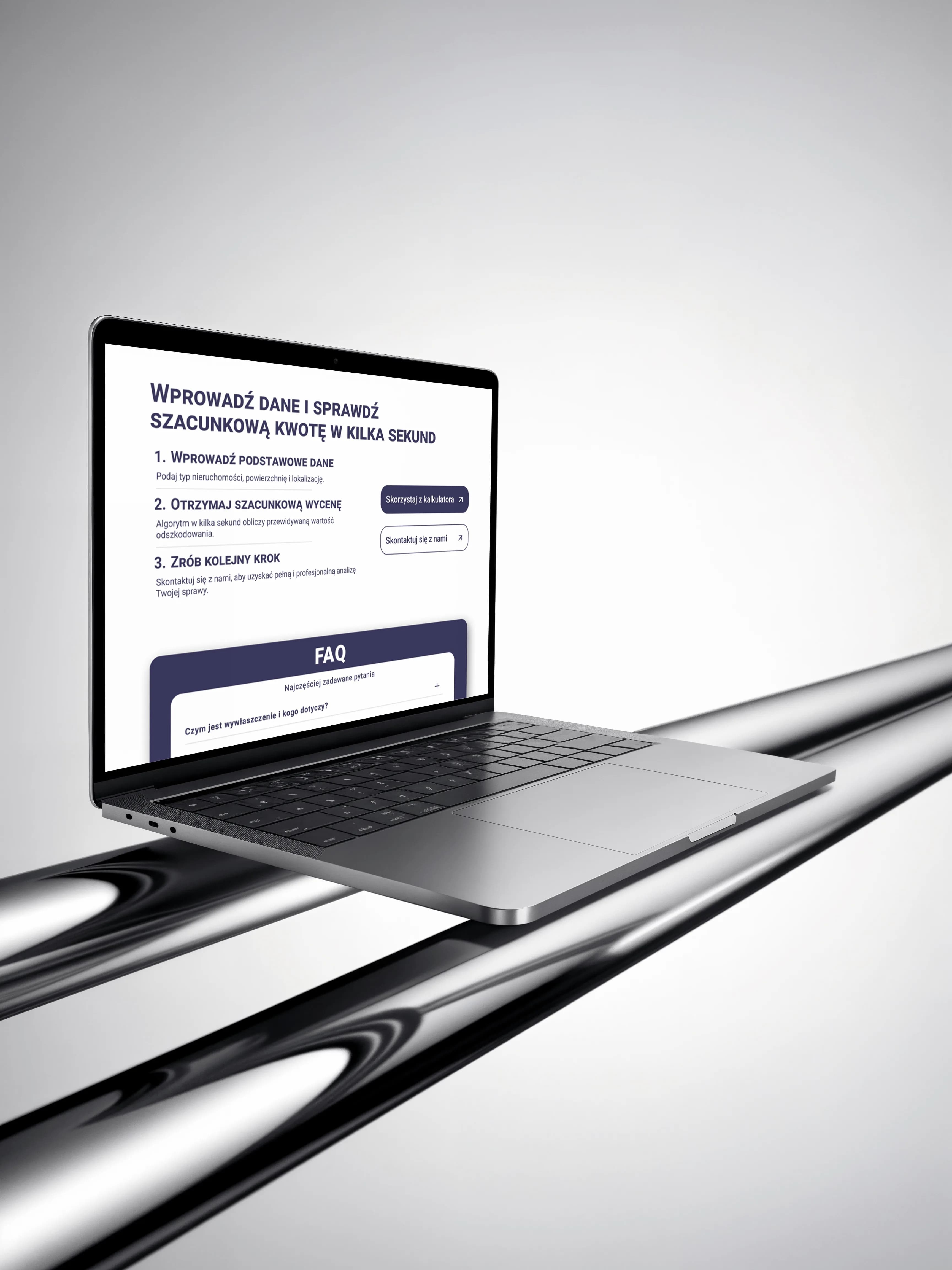 Strona internetowa dla kancelarii prawnej LexSpectra - zrzut 3