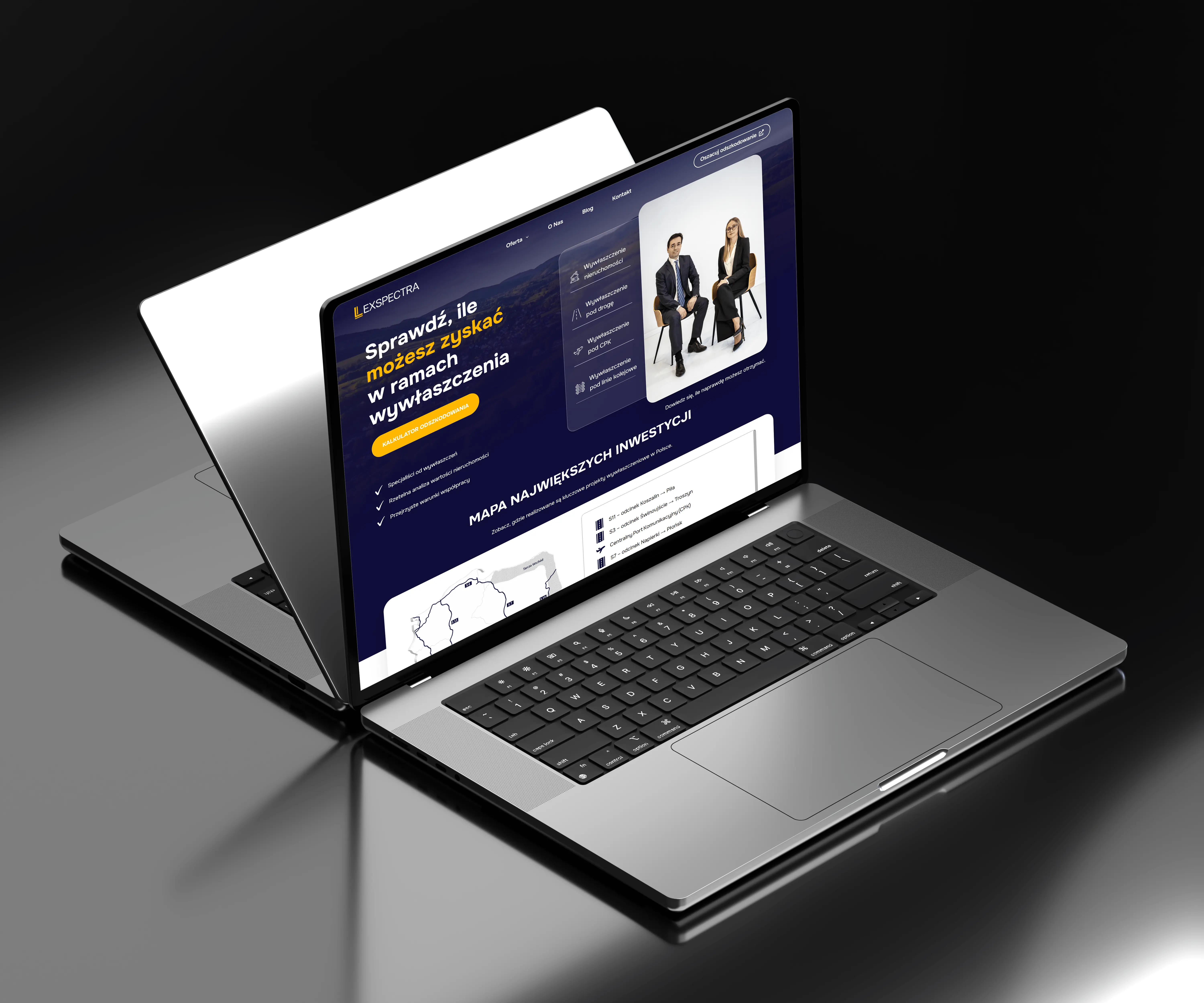 Strona internetowa dla kancelarii prawnej LexSpectra